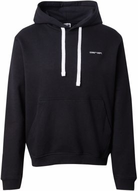 JACK & JONES Mikina  čierna / biela
