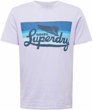 Superdry Tričko 'Cali'  námornícka modrá / zafírová / svetlomodrá / levanduľová