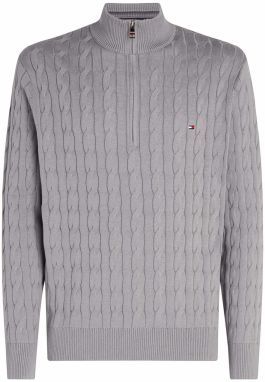 TOMMY HILFIGER Sveter 'Classic'  sivá