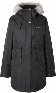 COLUMBIA Outdoorový kabát 'Suttle Mountain II'  svetlosivá / čierna