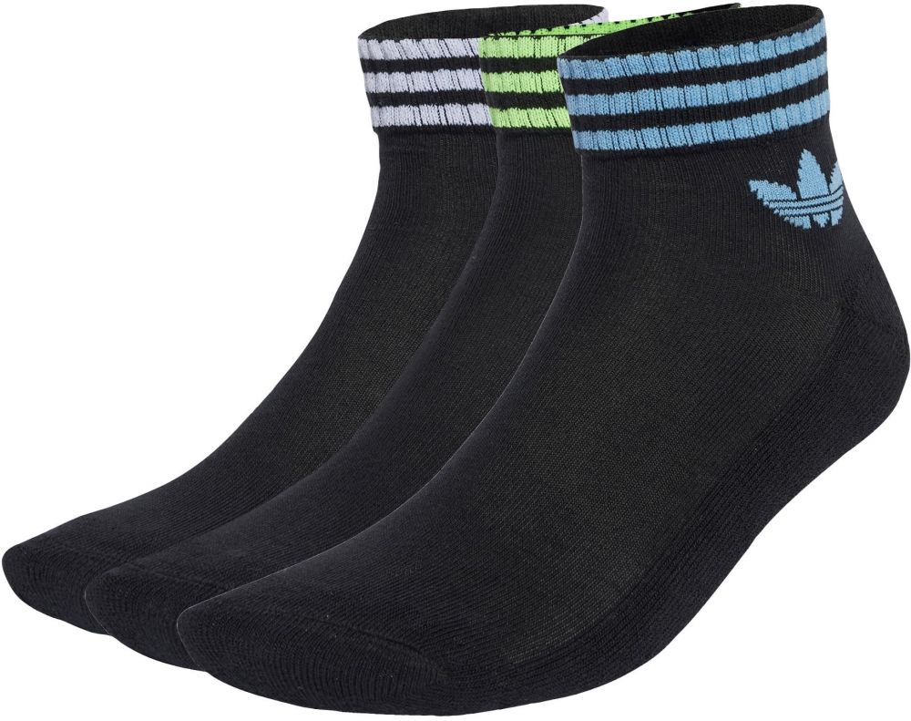 ADIDAS ORIGINALS Ponožky  svetlomodrá / svetlozelená / čierna / biela