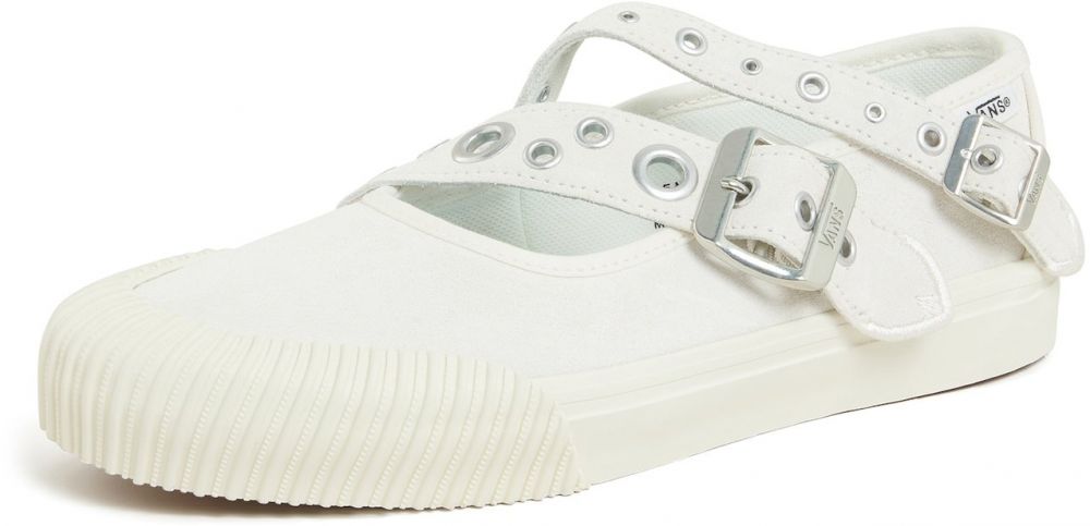 VANS Baleríny s ramienkom  biela