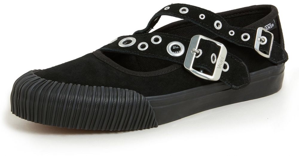 VANS Baleríny s ramienkom  čierna