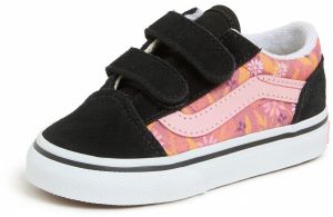 VANS Tenisky 'Old Skool Hook And Loop'  béžová / ružová / čierna