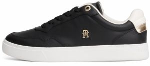 TOMMY HILFIGER Nízke tenisky 'ESSENTIAL'  zlatá / čierna