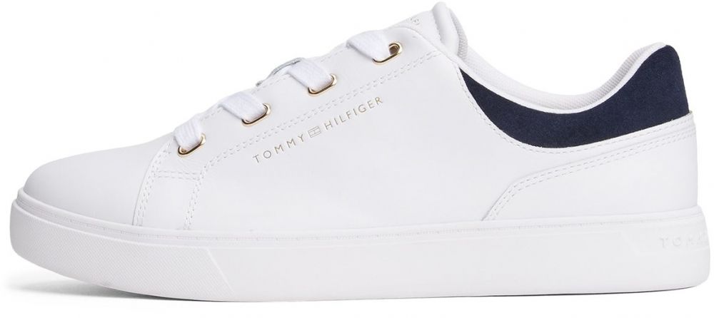 TOMMY HILFIGER Nízke tenisky  námornícka modrá / biela