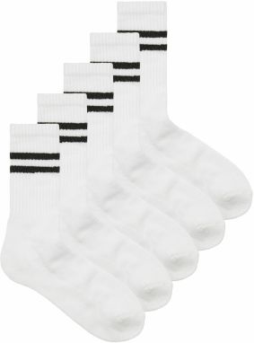 JACK & JONES Ponožky 'JACREGEN'  čierna / biela