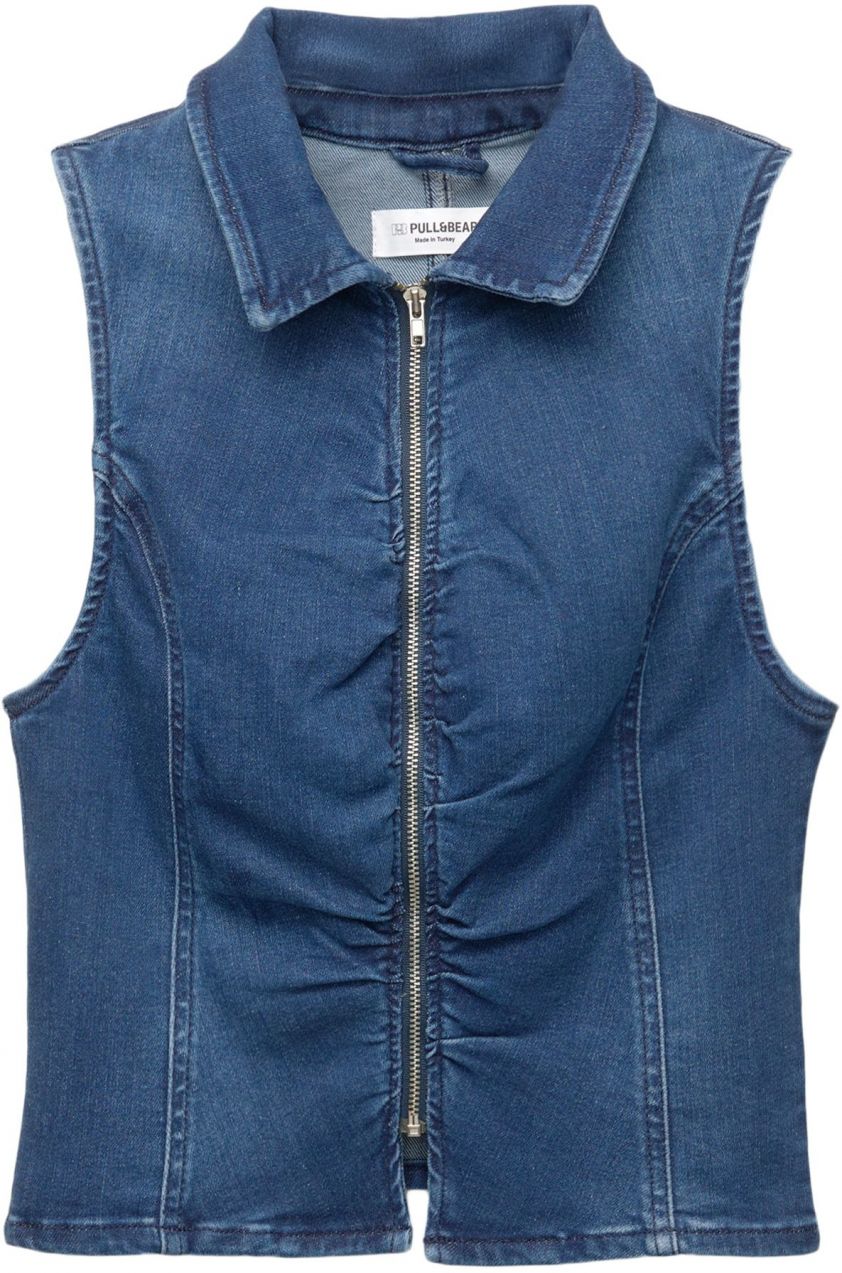 Pull&Bear Vesta  tmavomodrá