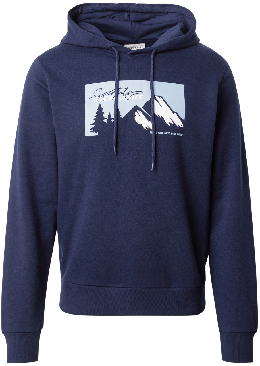 JACK & JONES Mikina 'JJSun'  námornícka modrá / svetlomodrá