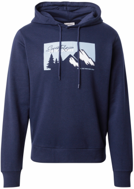 JACK & JONES Mikina 'JJSun'  námornícka modrá / svetlomodrá