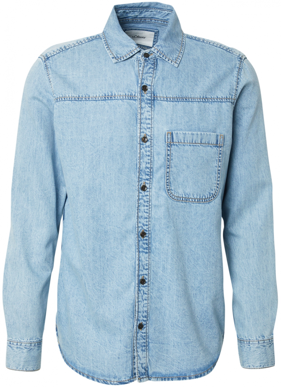 s.Oliver Košeľa  modrá denim