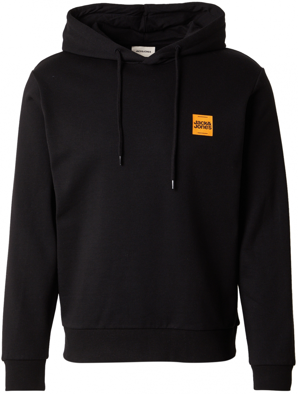 JACK & JONES Mikina 'JJBrandy'  oranžová / čierna