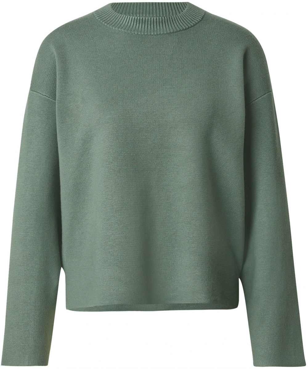 VERO MODA Sveter 'VMSilje'  tmavozelená