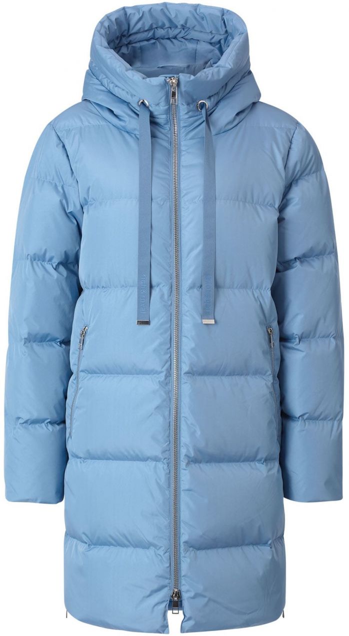 Rich & Royal Zimný kabát  modrá denim