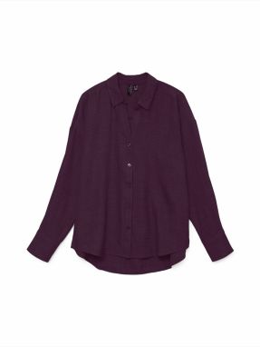 VERO MODA Blúzka 'VMMELANEY QUEENY'  burgundská