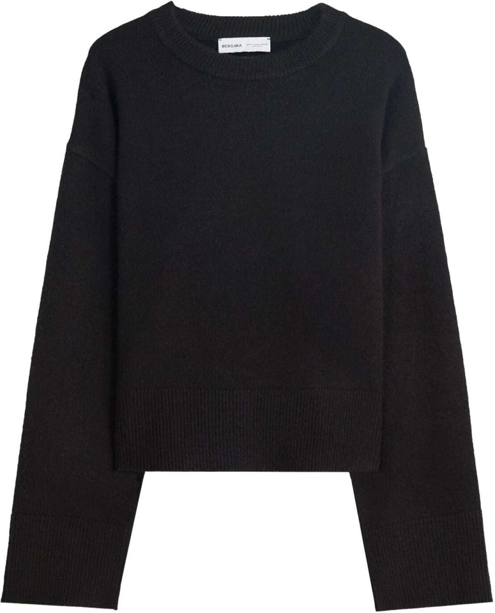 Bershka Sveter  čierna