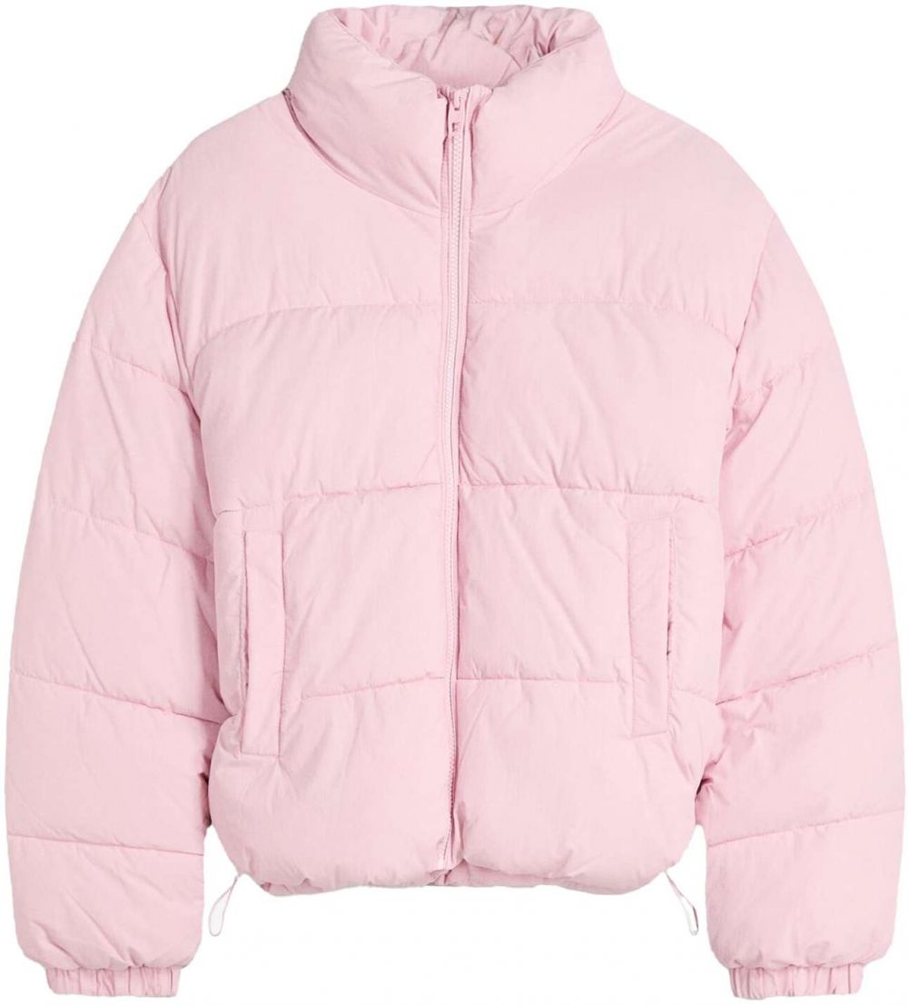Bershka Prechodná bunda  ružová