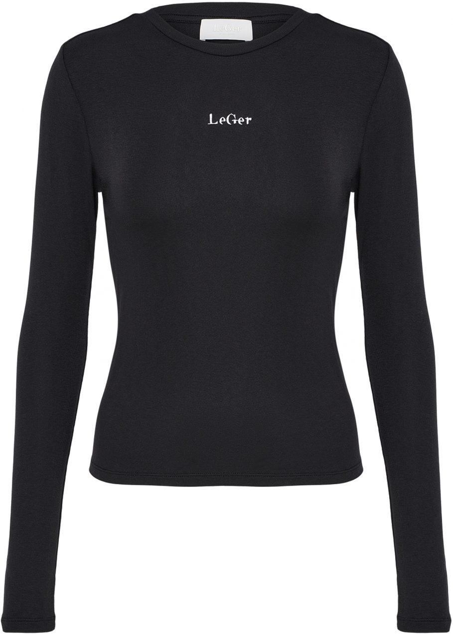 LeGer by Lena Gercke Tričko 'Vianne'  čierna / biela