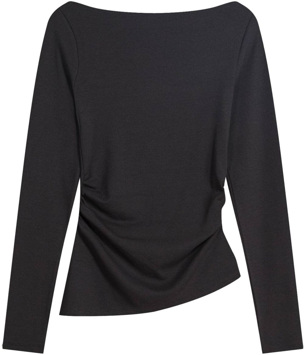 Bershka Tričko  čierna