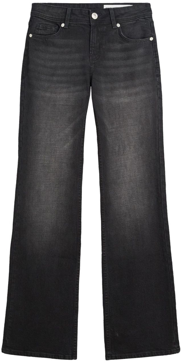 Bershka Džínsy  čierny denim
