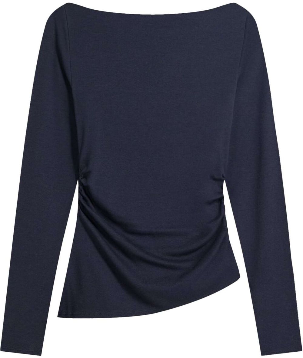 Bershka Tričko  námornícka modrá