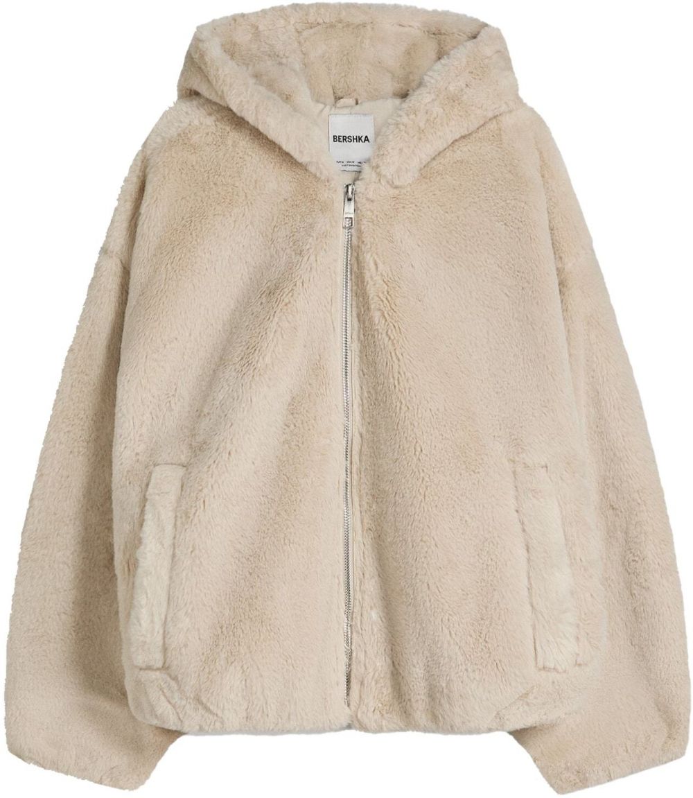 Bershka Prechodná bunda  piesková