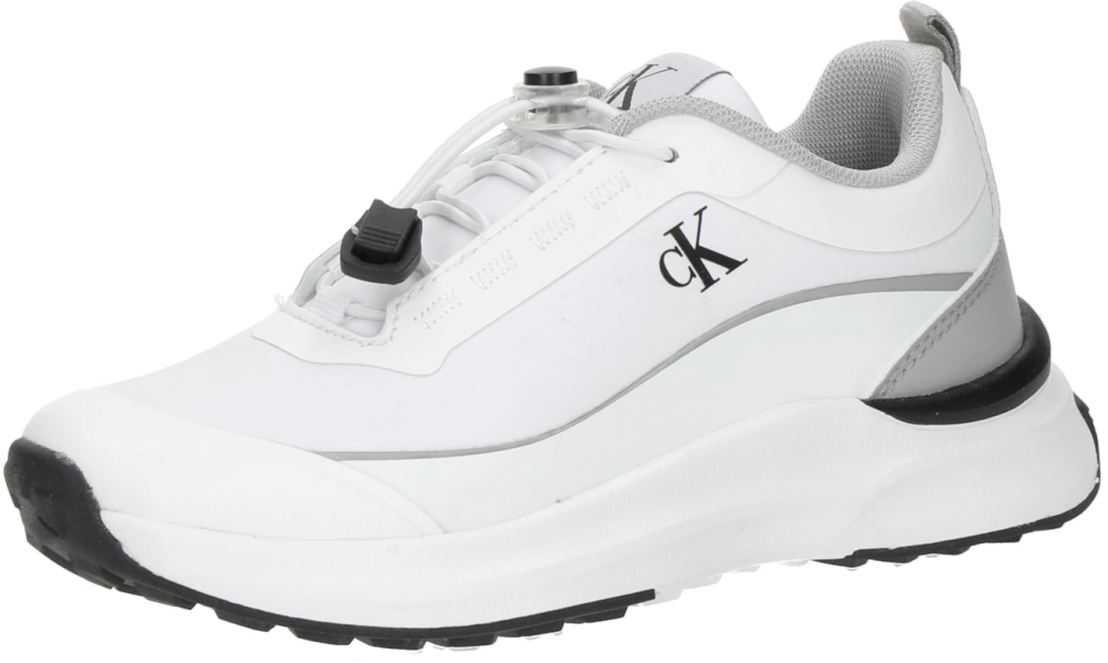 Calvin Klein Jeans Tenisky  sivá / čierna / biela