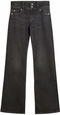 Bershka Džínsy  čierny denim