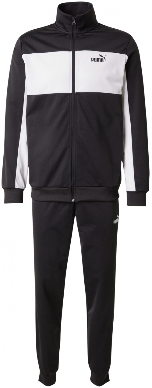 PUMA Športový úbor  čierna / biela