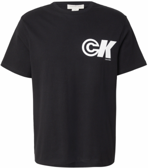 Calvin Klein Jeans Tričko  čierna / biela