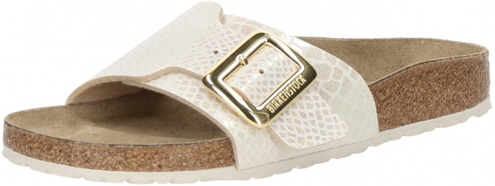 BIRKENSTOCK Šľapky 'Catalina'  béžová / biela ako vlna