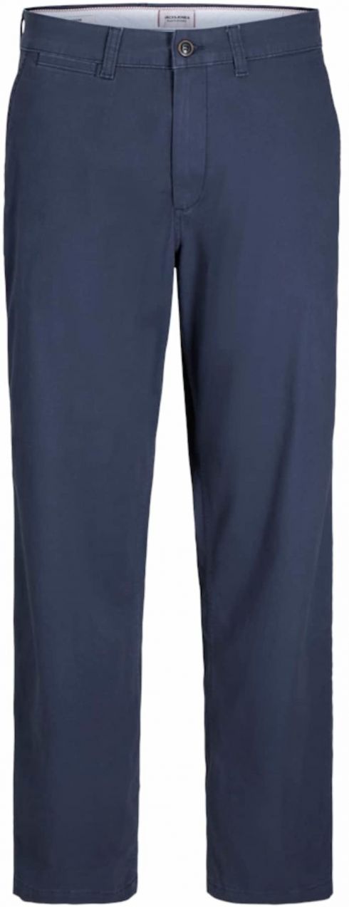 JACK & JONES Chino nohavice 'JPSTKARL DAVE'  námornícka modrá