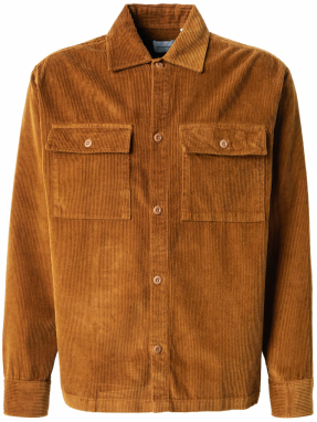 JACK & JONES Košeľa 'JJEPERFECT'  hnedá