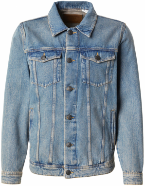 JACK & JONES Prechodná bunda  modrá denim