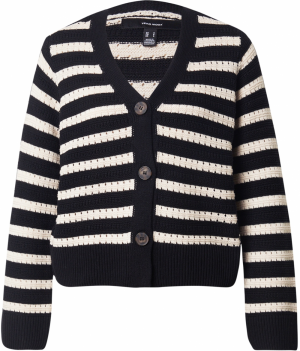 VERO MODA Kardigán 'VMCALLA'  krémová / čierna