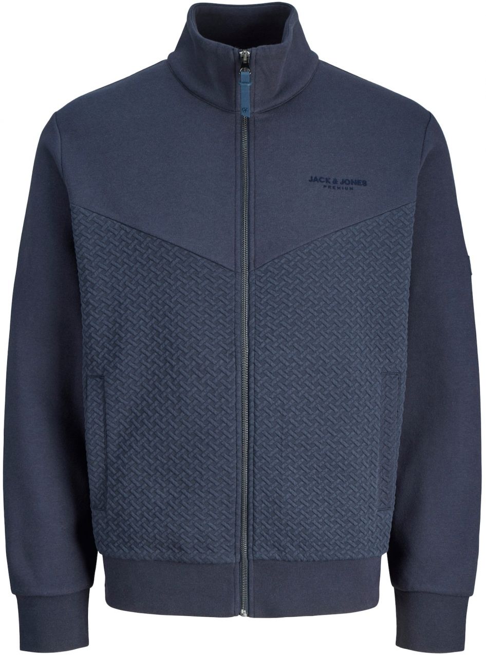 JACK & JONES Tepláková bunda 'JPRBLUFRANKIE'  tmavomodrá