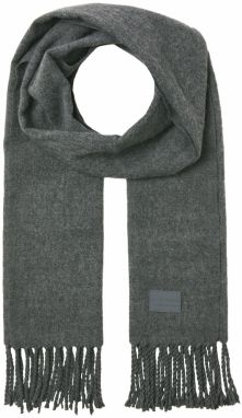 JACK & JONES Šál 'JACHAKKAI'  sivá melírovaná