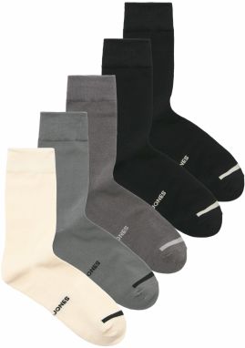 JACK & JONES Ponožky 'JACDYLAN'  béžová / sivá / tmavošedá / čierna
