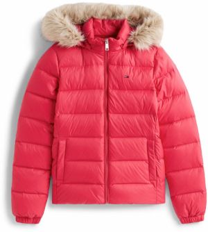 Tommy Jeans Zimná bunda  brusnicová