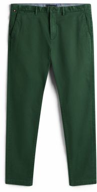 TOMMY HILFIGER Chino nohavice 'Harlem Essential'  tmavozelená