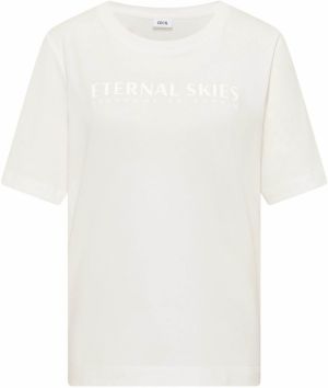 CECIL Tričko 'Eternal Skies'  biela / vaječná škrupina