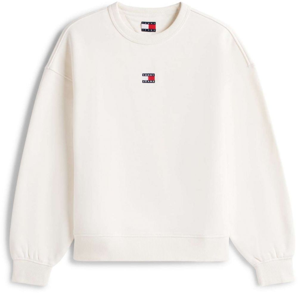Tommy Jeans Mikina  biela ako vlna