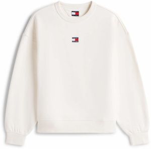 Tommy Jeans Mikina  biela ako vlna