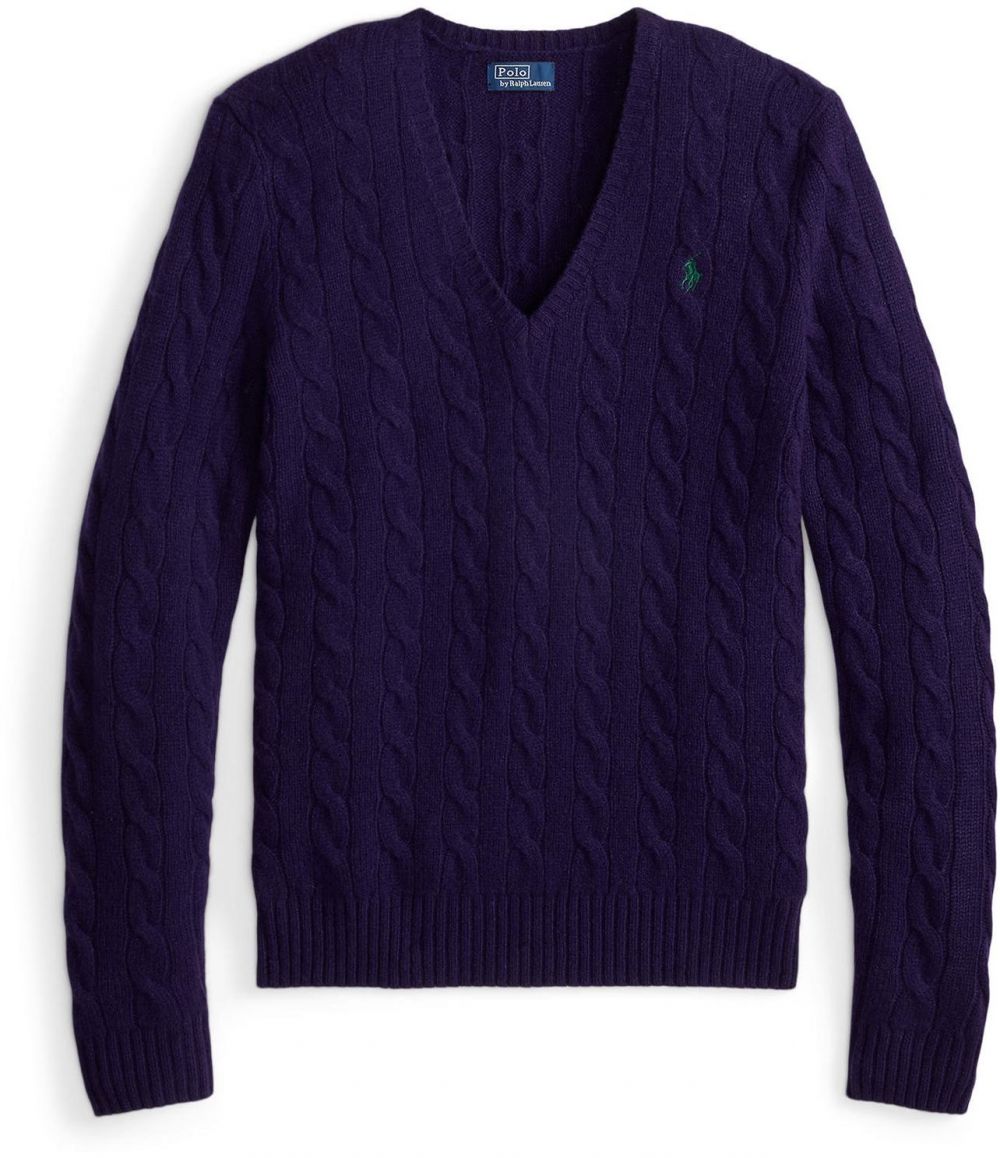 Polo Ralph Lauren Sveter  zelená / modrofialová