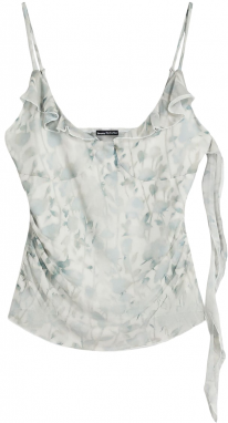 Bershka Top  sivobéžová / svetlosivá / pastelovo zelená