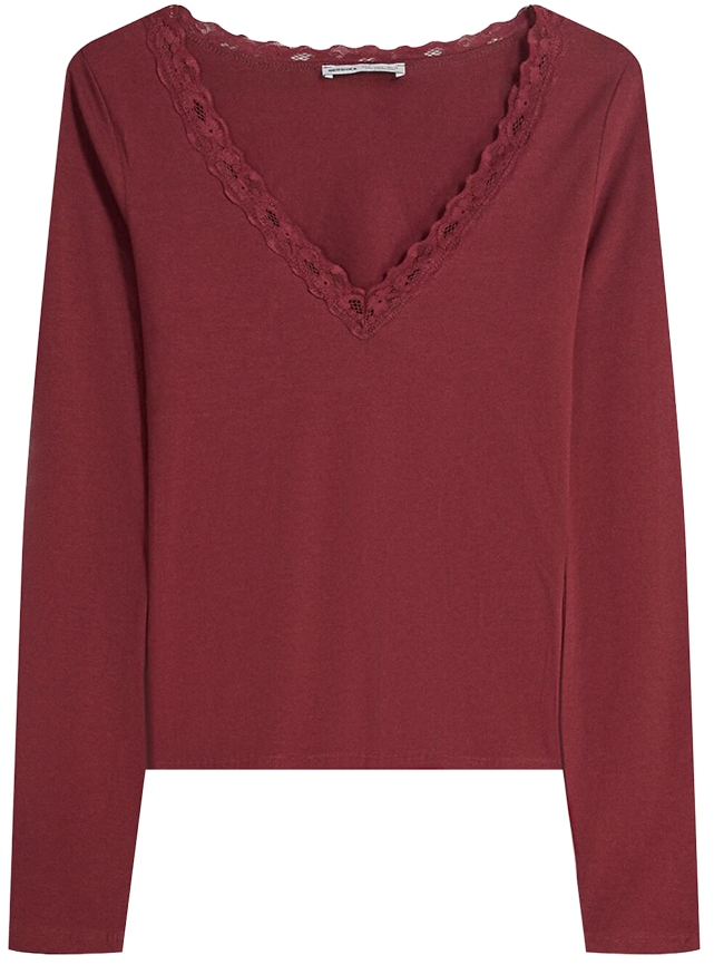 Bershka Tričko  grenadínová