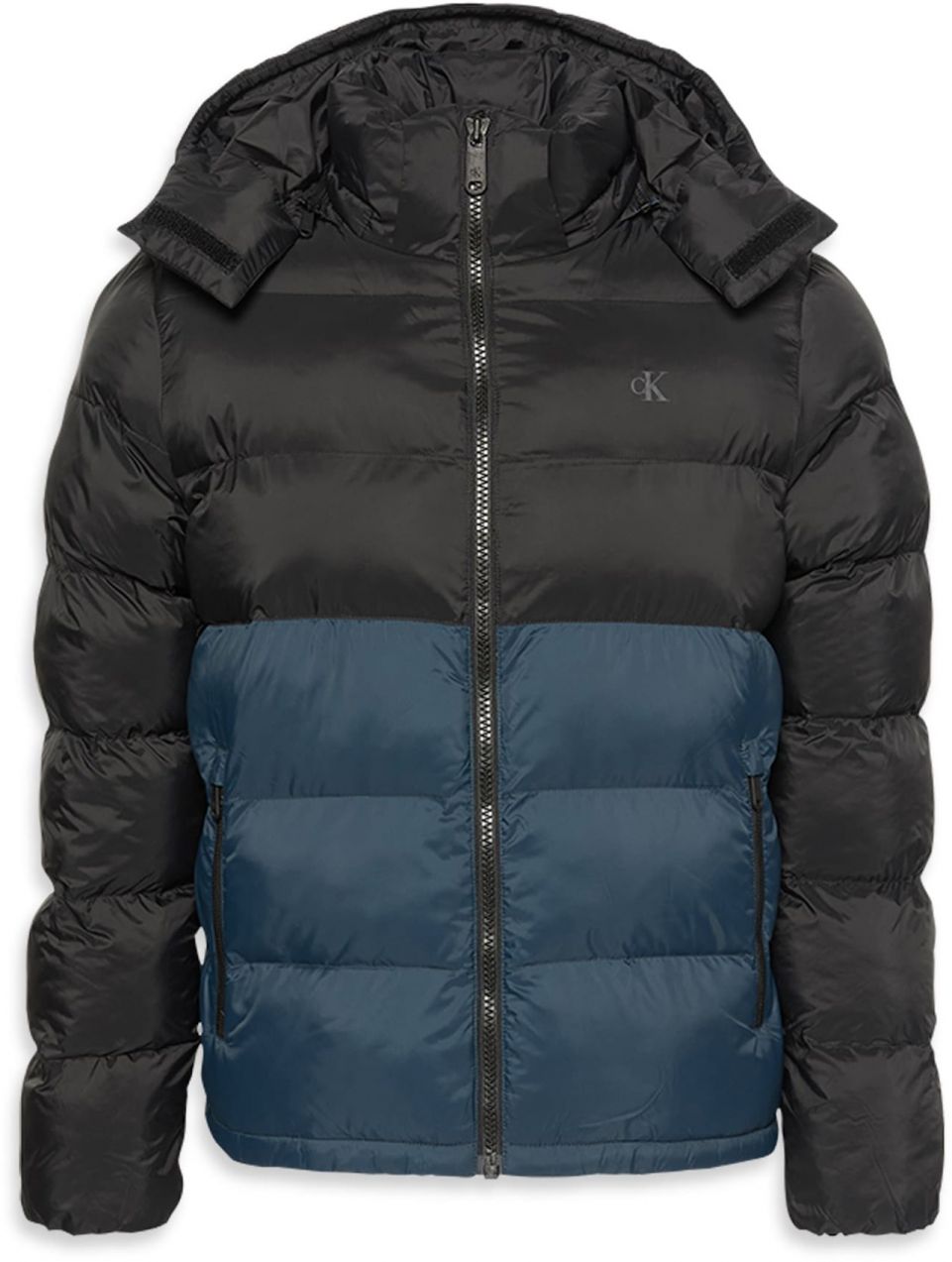 Calvin Klein Jeans Prechodná bunda  tmavomodrá / čierna
