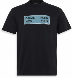 Calvin Klein Jeans Tričko  opálová / čierna / biela