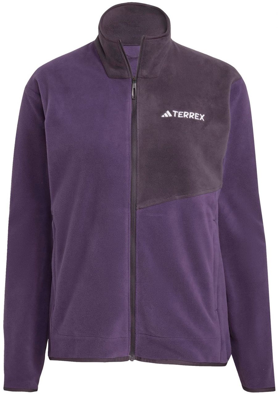 ADIDAS TERREX Funkčná flisová bunda  tmavofialová