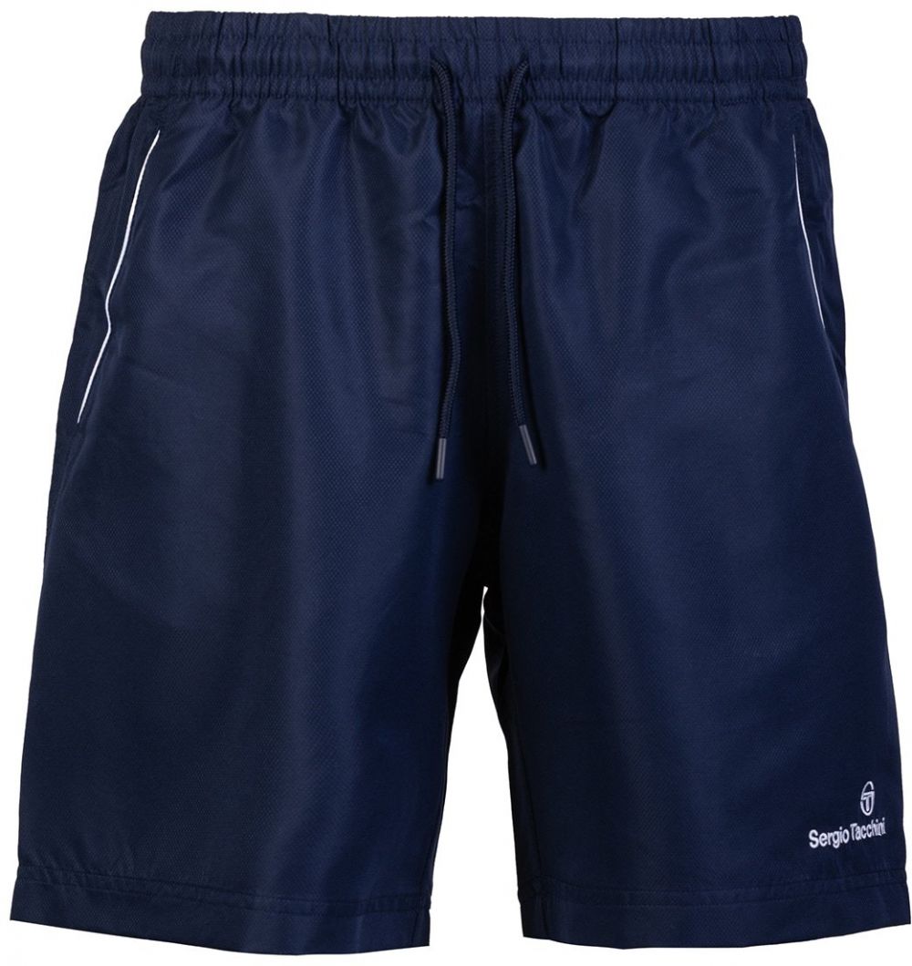 Sergio Tacchini Športové nohavice 'Rob 021'  námornícka modrá / biela